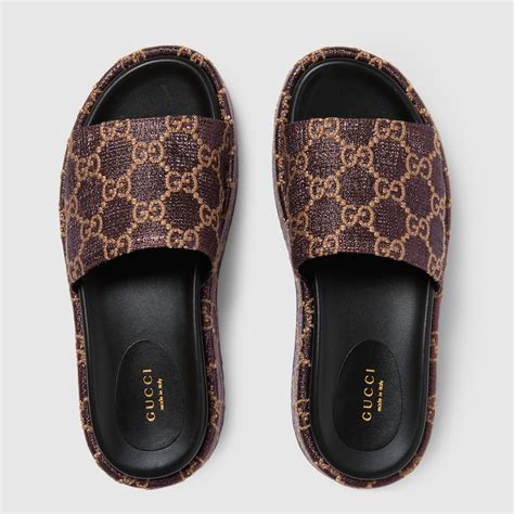 gucci slides woman|gucci women's slides clearance sale.